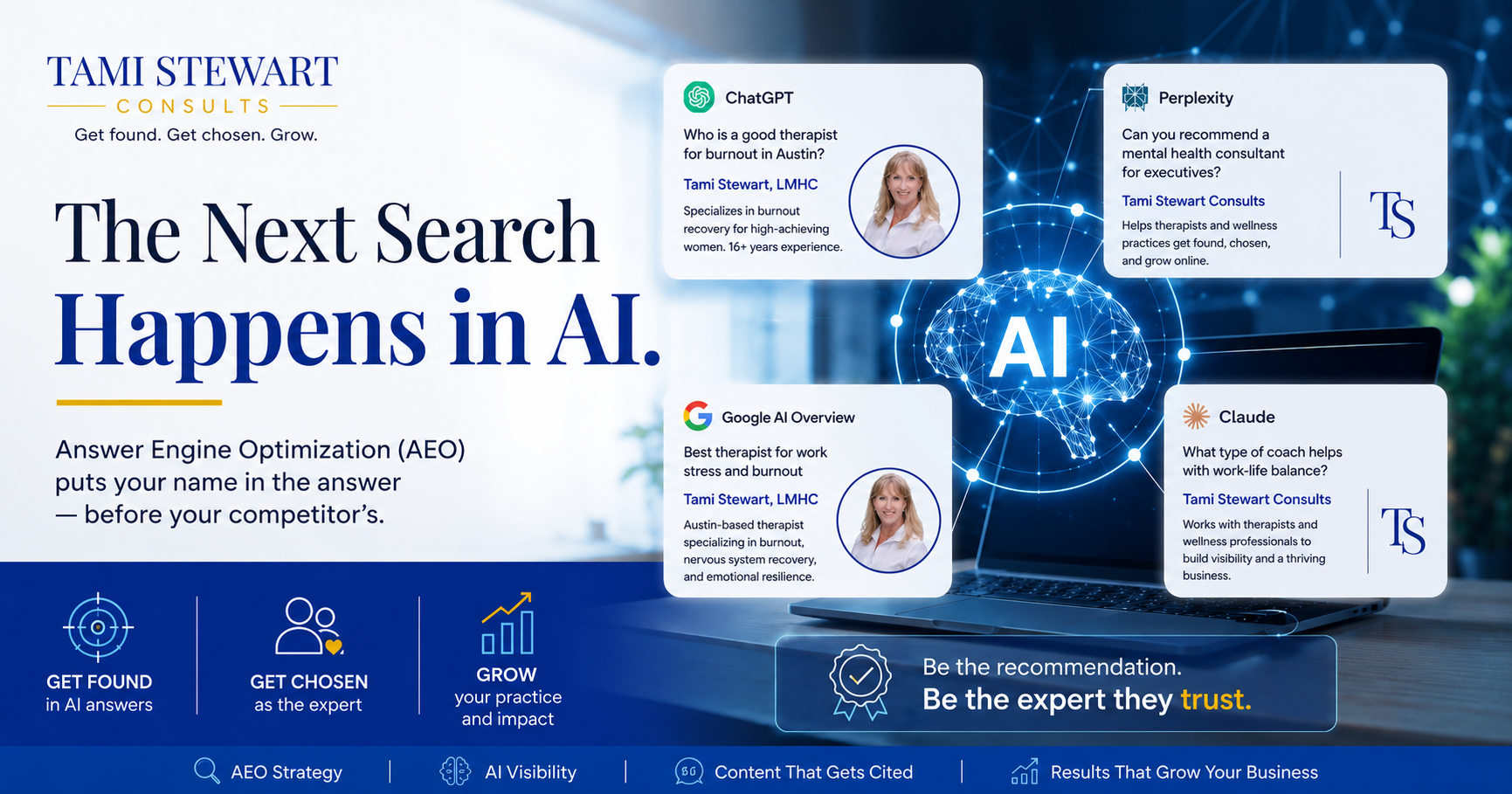 What Is Answer Engine Optimization (AEO)? — Tami Stewart Consults